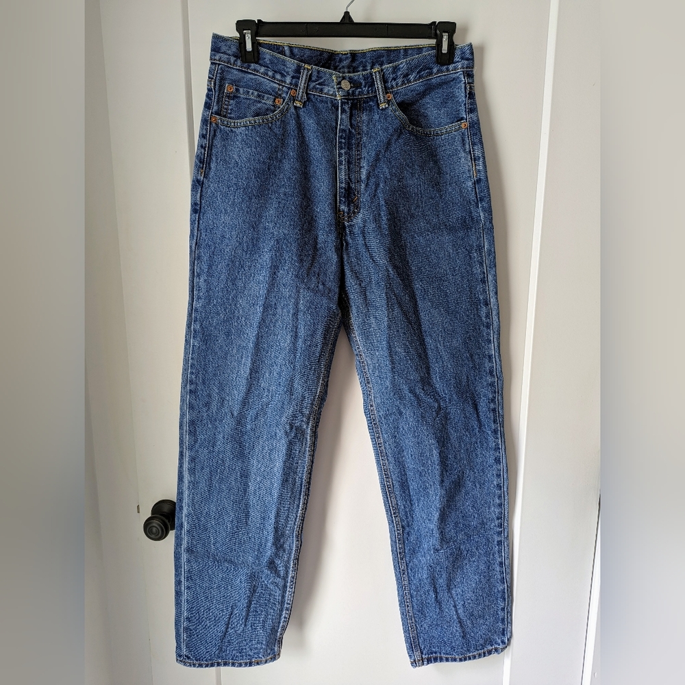 Levi's 550 men's 34×34 denim cotton relaxed straight leg